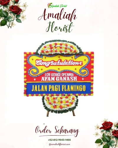 Bunga Papan Congratulation di Tongole